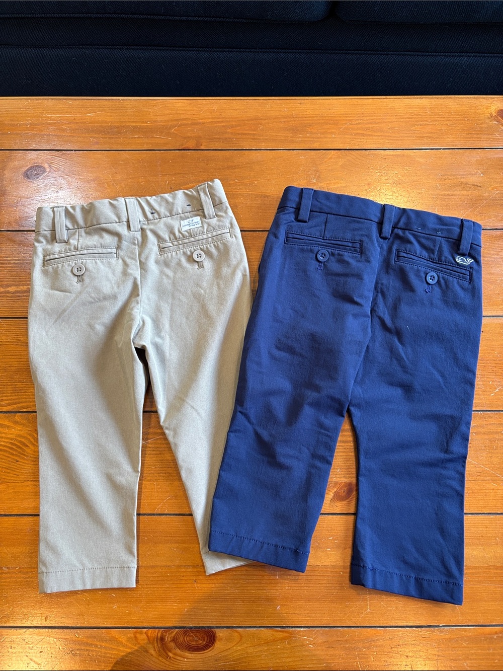 Lot of 2 Vineyard Vines Kids Pants in Navy and Khaki Boys Size 2T EUC - Picture 2 of 11